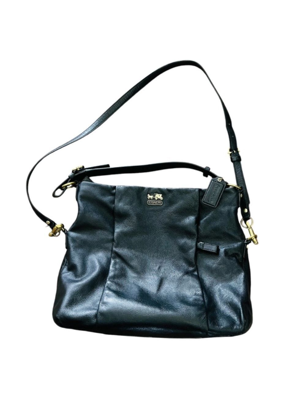 Vintage Coach leather hobo bag